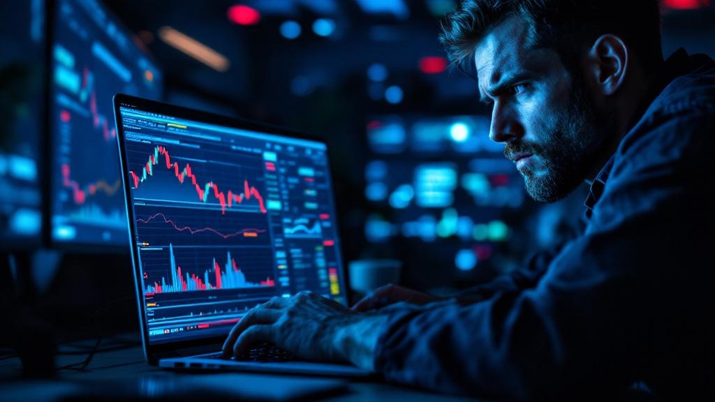 Prediction market trader reviewing losing bets and adjusting strategy